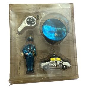Department 56 Vintage Police Officer Ornament Set